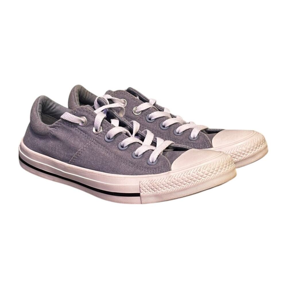 Converse Chuck Taylor All Star Madison Low Top Women's 8 Gray Canvas Sneaker